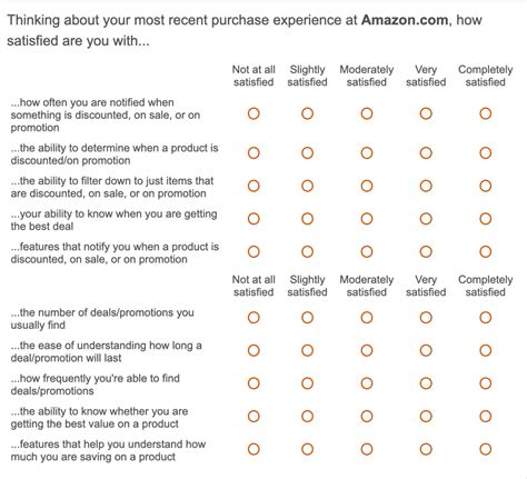 product feedback questions.